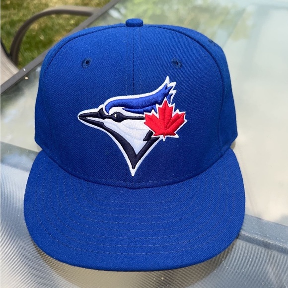 Casquette New Era 59FIFTY - Toronto Blue Jays - Taille 7 - Ajustée - Authentique - Occasion